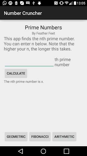 Run android online APK Number Sequences from MyAndroid or emulate Number Sequences using MyAndroid