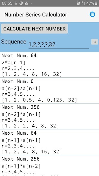 Run android online APK Number Series Calculator from MyAndroid or emulate Number Series Calculator using MyAndroid Run android online APK Number Series Calculator from MyAndroid or emulate Number Series Calculator using MyAndroid