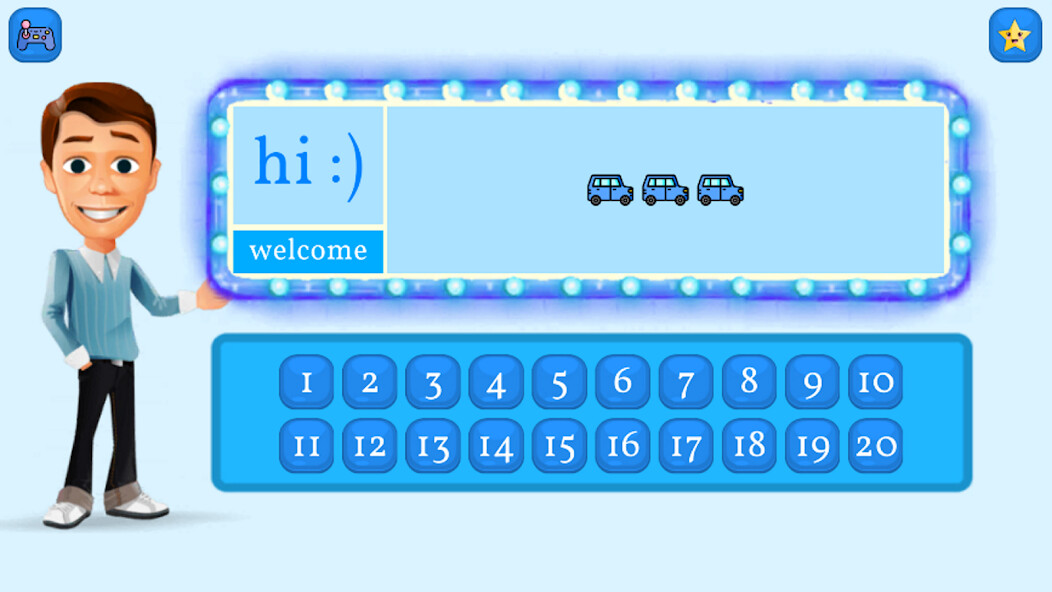 Run android online APK numbers for kids from MyAndroid or emulate numbers for kids using MyAndroid
