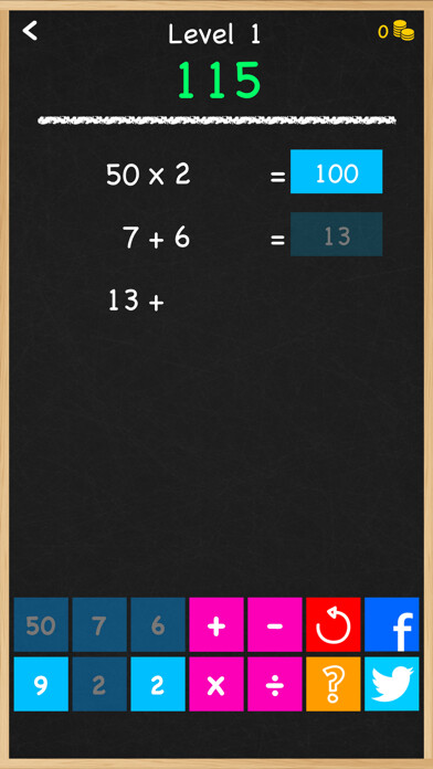 Emulate iPhone app Numbers Game! - 6 Number Math Puzzle Game and Brain Training using MyAndroid Emulate iPhone app Numbers Game! - 6 Number Math Puzzle Game and Brain Training using MyAndroid