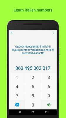 Emulate Android APK Numbers in Italian