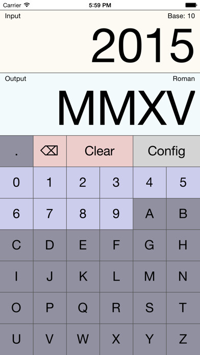 Emulate iPhone app Numbers (Numeral Systems) using MyAndroid