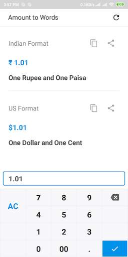 Run android online APK Number to Words - Amount to words converter from MyAndroid or emulate Number to Words - Amount to words converter using MyAndroid