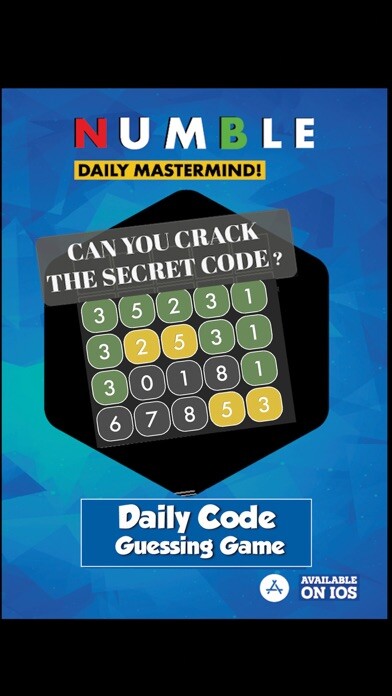 Emulate iPhone app NUMBLE : Daily Mastermind! using MyAndroid Emulate iPhone app NUMBLE : Daily Mastermind! using MyAndroid