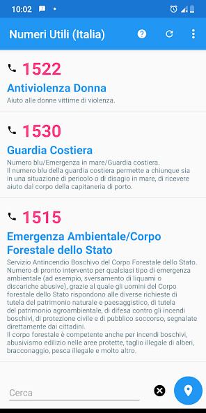 Run android online APK Numeri Utili (Italia) from MyAndroid or emulate Numeri Utili (Italia) using MyAndroid