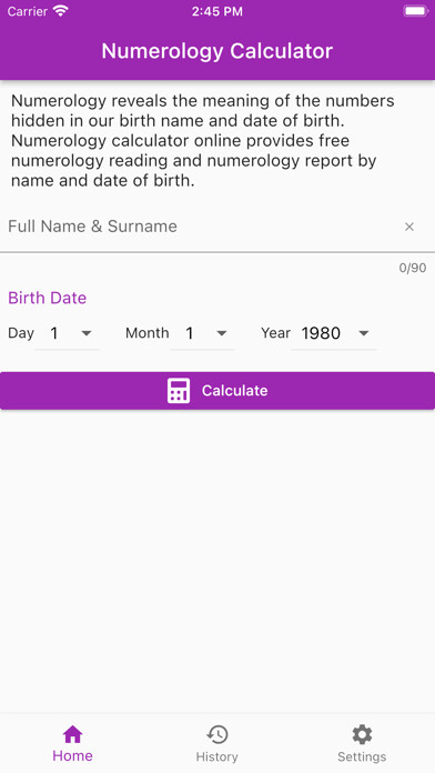 Emulate iPhone app Numerology Calculator Online using MyAndroid Emulate iPhone app Numerology Calculator Online using MyAndroid