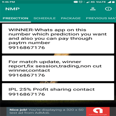 Emulate Android APK Numerology Match Prediction