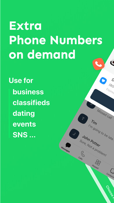 Emulate iPhone app Numflix - Second Phone Number using MyAndroid