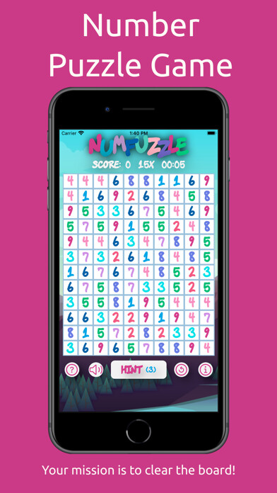 Emulate iPhone app Numfuzzle using MyAndroid