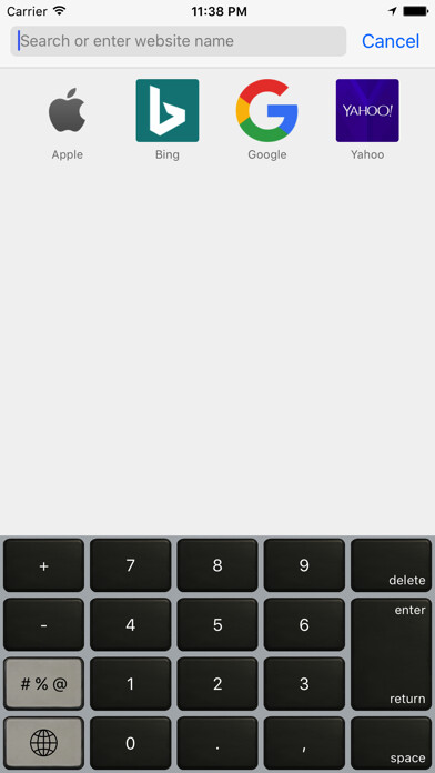 Emulate iPhone app NumPad+ Keyboard Extension using MyAndroid Emulate iPhone app NumPad+ Keyboard Extension using MyAndroid