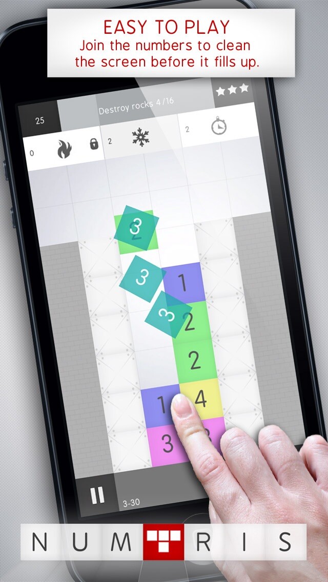 Emulate iPhone app Numtris: best addicting logic number game with cool multiplayer split screen mode to play between two good friends. Including simple but challenging numeric puzzle mini games to improve your math skills. Free! using MyAndroid Emulate iPhone app Numtris: best addicting logic number game with cool multiplayer split screen mode to play between two good friends. Including simple but challenging numeric puzzle mini games to improve your math skills. Free! using MyAndroid
