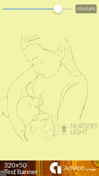 Emulate iPhone app Nursery Light using MyAndroid