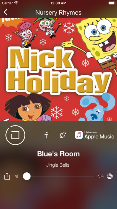 Emulate iPhone app Nursery Rhymes, Baby lullabies using MyAndroid