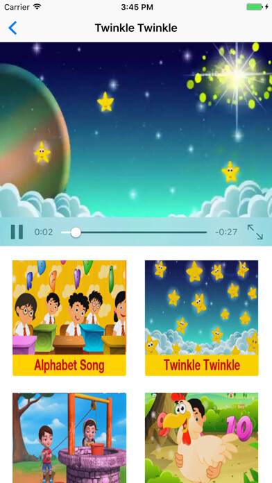Emulate iPhone app Nursery rhymes for toddlers. using MyAndroid Emulate iPhone app Nursery rhymes for toddlers. using MyAndroid