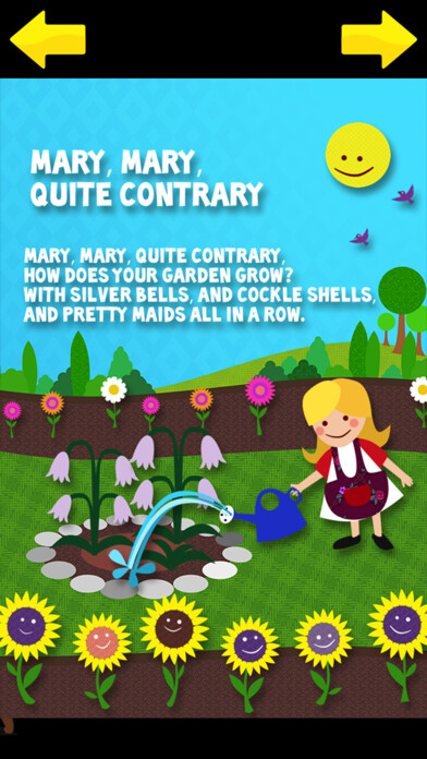 Emulate iPhone app Nursery Rhymes: Vol 2 Preview using MyAndroid