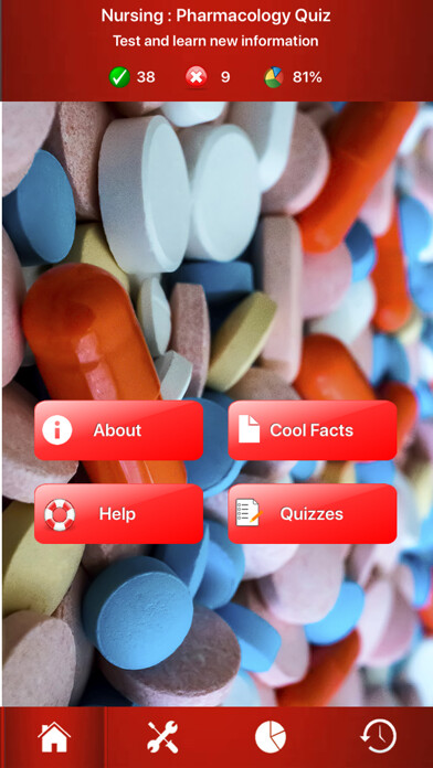 Emulate iPhone app Nursing : Pharmacology Quiz using MyAndroid Emulate iPhone app Nursing : Pharmacology Quiz using MyAndroid