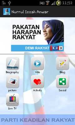 Emulate Android APK Nurul Izzah Anwar