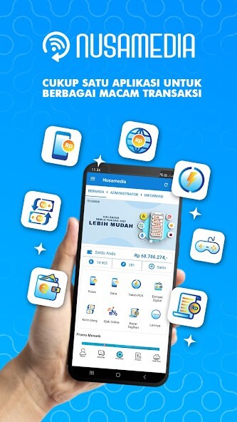Run android online APK Nusamedia: Pulsa, Data PPOB from MyAndroid or emulate Nusamedia: Pulsa, Data PPOB using MyAndroid Run android online APK Nusamedia: Pulsa, Data PPOB from MyAndroid or emulate Nusamedia: Pulsa, Data PPOB using MyAndroid