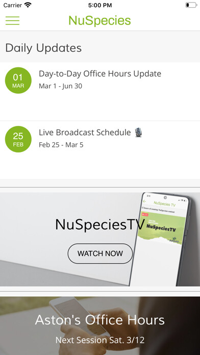 Emulate iPhone app NuSpecies using MyAndroid Emulate iPhone app NuSpecies using MyAndroid