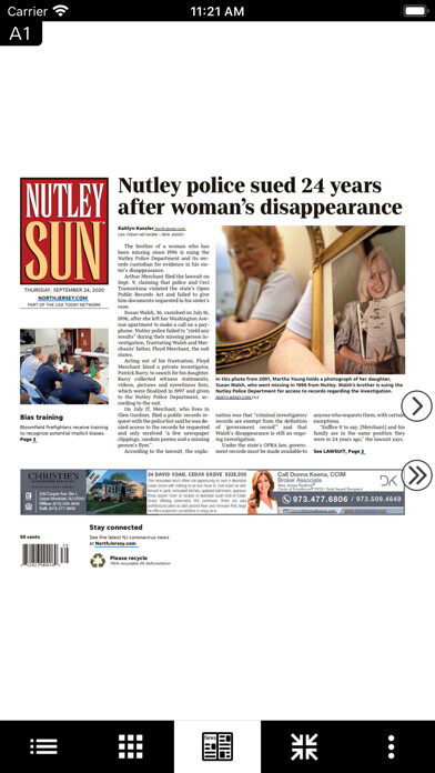 Emulate iPhone app Nutley Sun Print Edition using MyAndroid Emulate iPhone app Nutley Sun Print Edition using MyAndroid