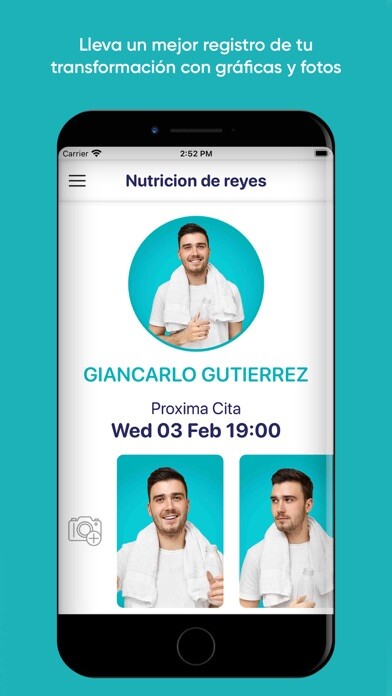 Emulate iPhone app NutriApp - Nutricion de reyes using MyAndroid