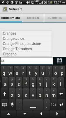 Emulate Android APK Nutricart