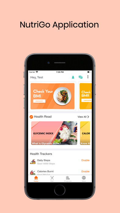 Emulate iPhone app NutriGo:Nutrition On The Go using MyAndroid Emulate iPhone app NutriGo:Nutrition On The Go using MyAndroid