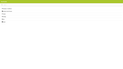 Emulate iPhone app NutriGuides using MyAndroid Emulate iPhone app NutriGuides using MyAndroid