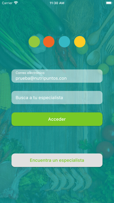 Emulate iPhone app Nutripuntos using MyAndroid Emulate iPhone app Nutripuntos using MyAndroid