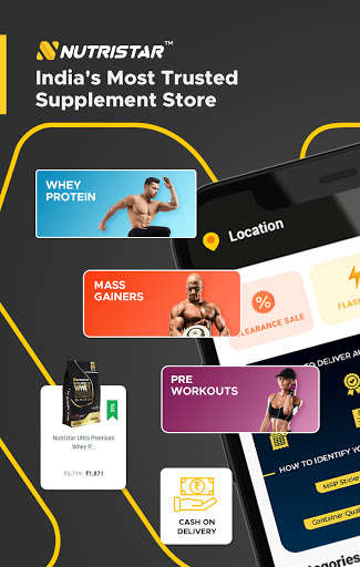 Run android online APK Nutristar: Authentic Bodybuilding Supplement App from MyAndroid or emulate Nutristar: Authentic Bodybuilding Supplement App using MyAndroid