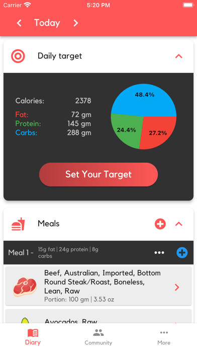 Emulate iPhone app Nutrition Code using MyAndroid Emulate iPhone app Nutrition Code using MyAndroid
