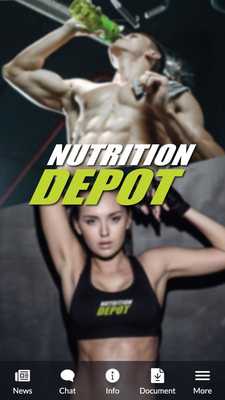 Emulate Android APK Nutrition Depot