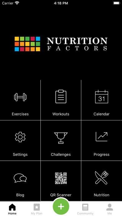 Emulate iPhone app Nutrition Factors Grid Gym using MyAndroid Emulate iPhone app Nutrition Factors Grid Gym using MyAndroid