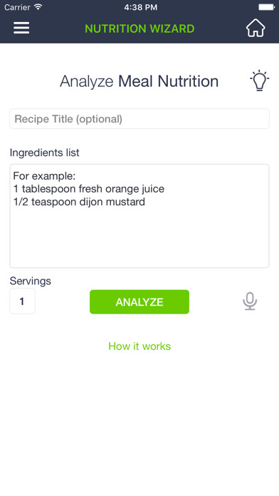 Emulate iPhone app Nutrition Wizard using MyAndroid Emulate iPhone app Nutrition Wizard using MyAndroid