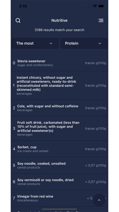 Emulate iPhone app Nutritive using MyAndroid Emulate iPhone app Nutritive using MyAndroid