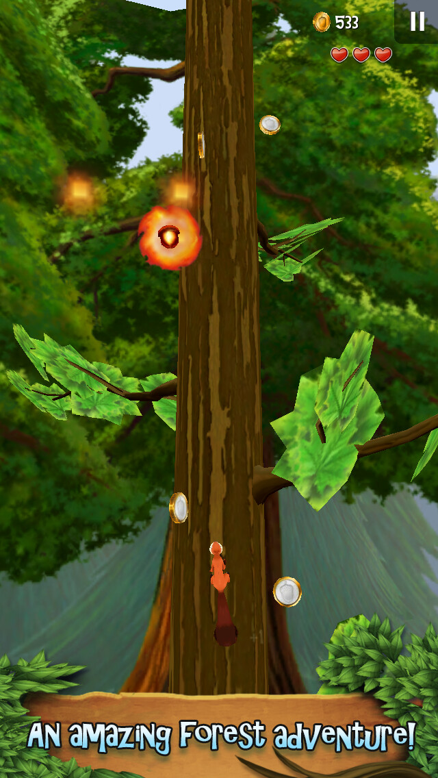 Emulate iPhone app Nuts!: Infinite Forest Run using MyAndroid Emulate iPhone app Nuts!: Infinite Forest Run using MyAndroid