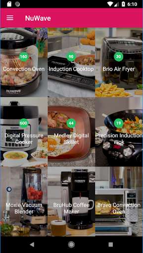 Run android online APK NuWave Cooking Club from MyAndroid or emulate NuWave Cooking Club using MyAndroid