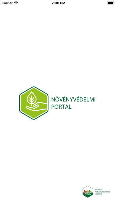 Emulate iPhone app Növényvédelem using MyAndroid