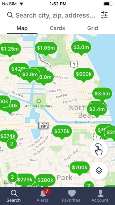 Emulate iPhone app NV Realty Group using MyAndroid Emulate iPhone app NV Realty Group using MyAndroid
