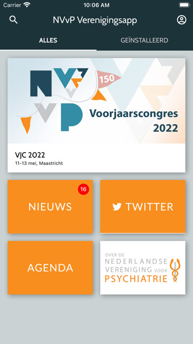 Run android online APK NVvP Verenigingsapp from MyAndroid or emulate NVvP Verenigingsapp using MyAndroid