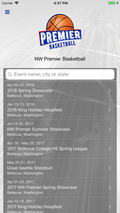 Emulate iPhone app NW Premier Basketball using MyAndroid Emulate iPhone app NW Premier Basketball using MyAndroid