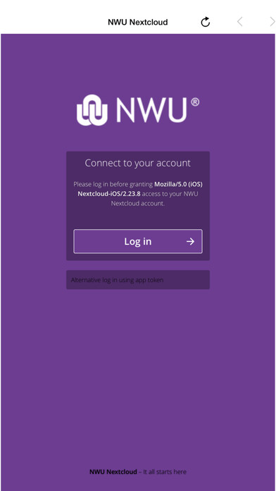 Emulate iPhone app NWU Nextcloud using MyAndroid Emulate iPhone app NWU Nextcloud using MyAndroid