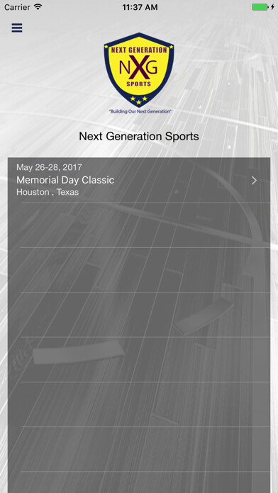 Emulate iPhone app NXG Sports using MyAndroid
