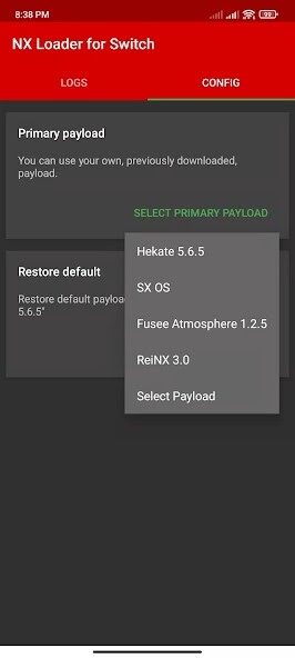 Run android online APK NX Payload Loader for Switch from MyAndroid or emulate NX Payload Loader for Switch using MyAndroid