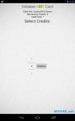 Emulate Android APK NXP Demo - Card Init Emulate Android APK NXP Demo - Card Init