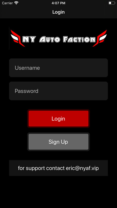 Emulate iPhone app NYAF Calendar using MyAndroid