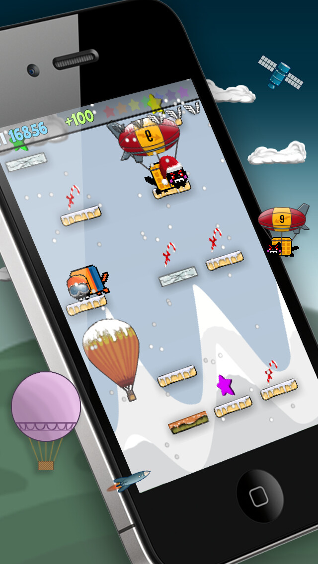 Emulate iPhone app Nyan Cat: JUMP! using MyAndroid