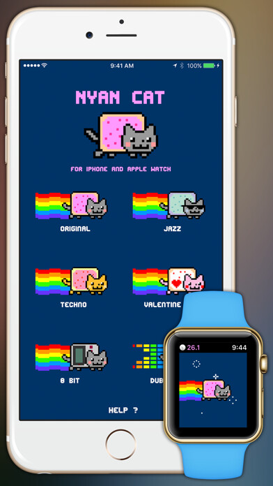 Emulate iPhone app Nyan Cat: Watch & Phone Edition! using MyAndroid Emulate iPhone app Nyan Cat: Watch & Phone Edition! using MyAndroid