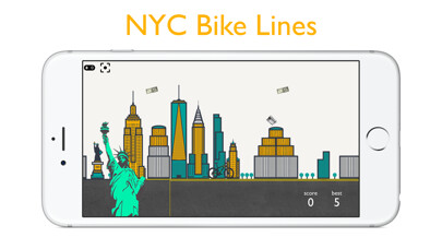 Emulate iPhone app NYC Bike Lines using MyAndroid