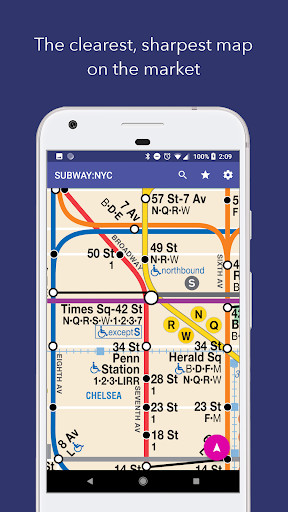 Run android online APK NYC Subway Map (Offline) + Train Times in New York from MyAndroid or emulate NYC Subway Map (Offline) + Train Times in New York using MyAndroid